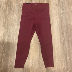 NWT Member’s Mark Leggings Wine Color Size L
